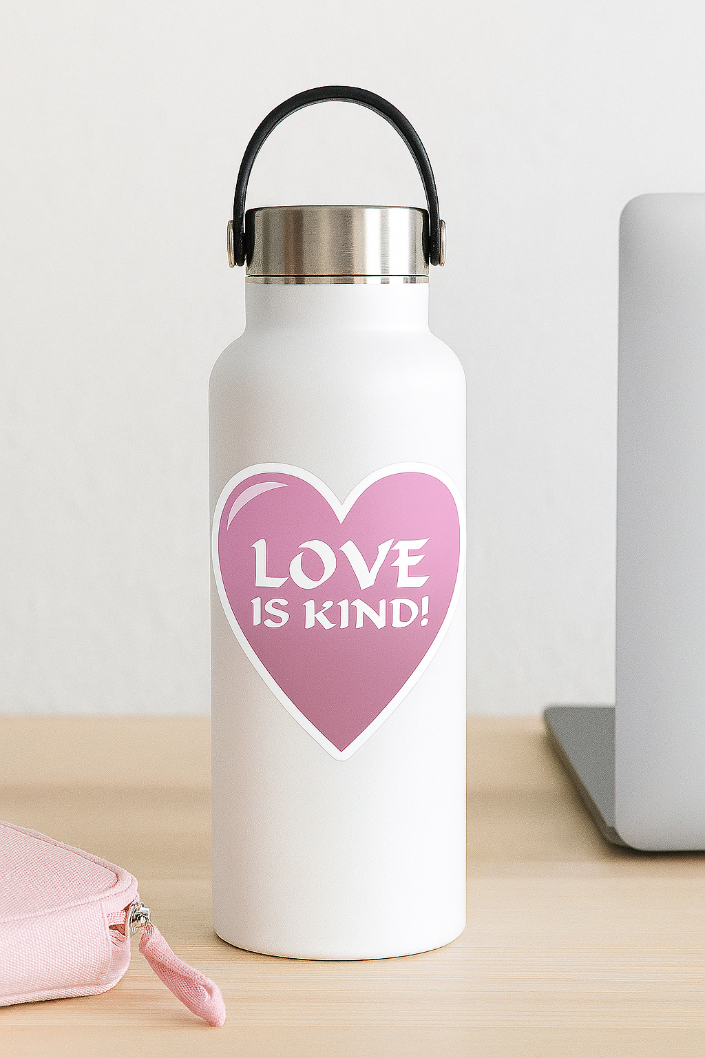 Heart Shaped- Love Is Kind (pink)