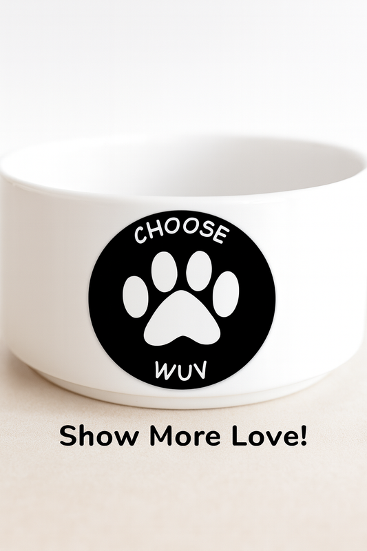 Choose Wuv- Dog Lovers' Sticker