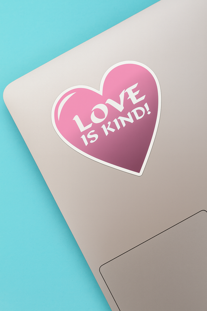Heart Shaped- Love Is Kind (pink)